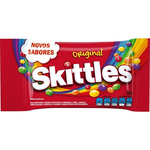 Skittles Original 38g Mars Brasil PT 1 UN