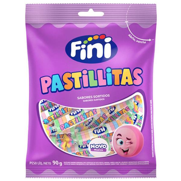 Pastilhas mini frutas 90g, Fini - 1 UN