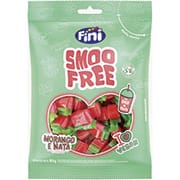 Bala de gelatina smoofree morango e nata, Vegano, 80g, 10607, Fini - PT 1 UN