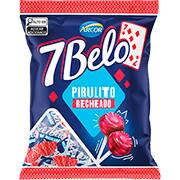 Pirulito 7 belo framboesa, 120g, Arcor - PT 1 UN Pirulito 7 belo framboesa, 120g, Arcor - PT 1 UN