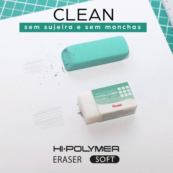 Borracha Técnica Branca Hi-Polymer, Pentel - BT 1 UN