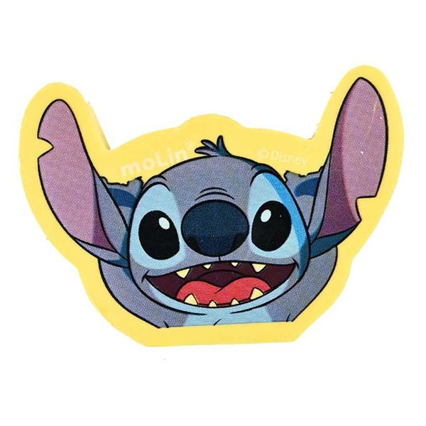 Borracha Stitch Disney, Cores Sortidas, Molin - BT 2 UN