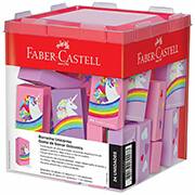 Borracha Plástica Colorida Coleção Unicórnio, Cores Sortidas, Faber-Castell - DP 24 UN