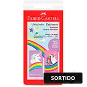 Borracha Fantasia, Unicórnio, Rosa e Roxo, Faber-Castell - BT 2 UN