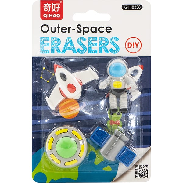 Borracha fantasia Space, QH-8338, Spiral Kids - BT 1 UN