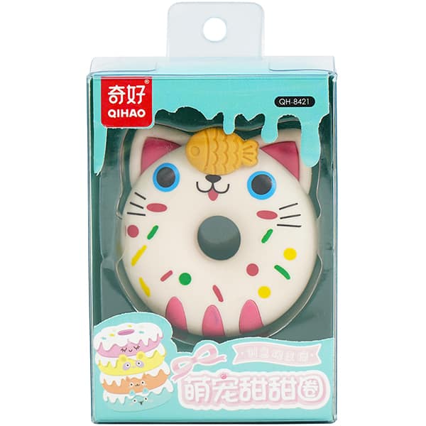 Borracha fantasia Cat Donut, QH-8421, Spiral Kids - BT 1 UN