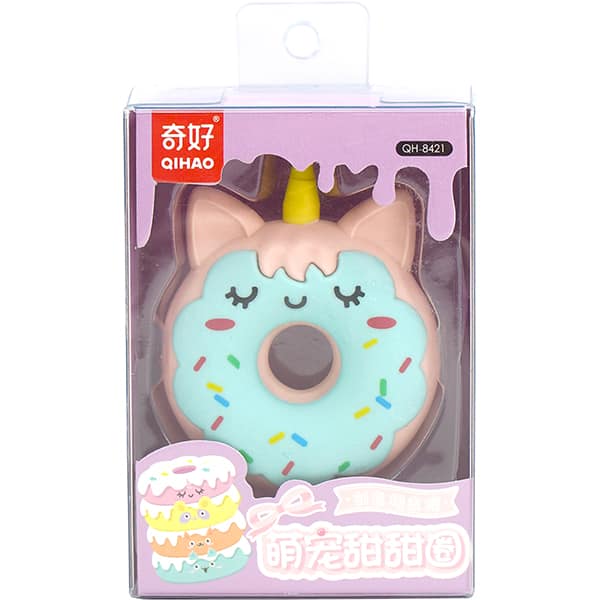 Borracha fantasia Unicorn Donut, QH-8421, Spiral Kids - BT 1 UN