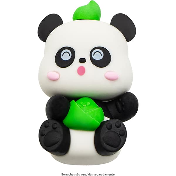 Borracha fantasia Panda, Sortido, QH-8437, Spiral Kids - BT 1 UN