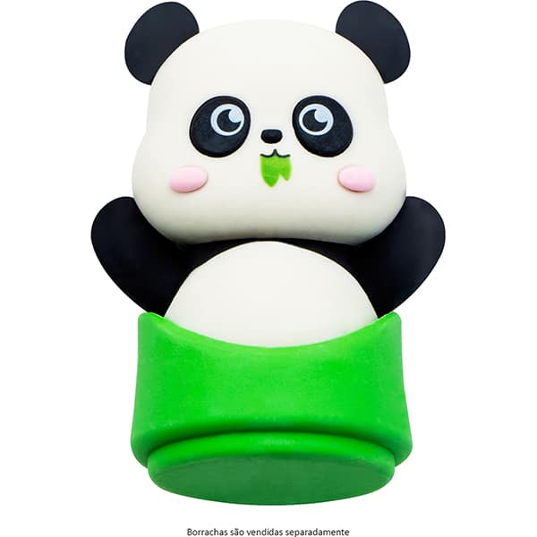 Borracha fantasia Panda, Sortido, QH-8437, Spiral Kids - BT 1 UN