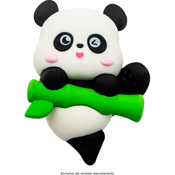 Borracha fantasia Panda, Sortido, QH-8437, Spiral Kids - BT 1 UN