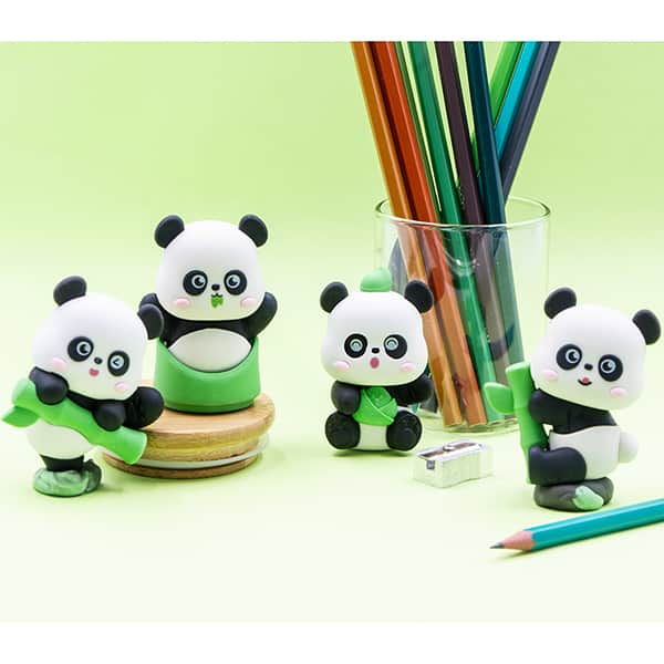 Borracha fantasia Panda, Sortido, QH-8437, Spiral Kids - BT 1 UN