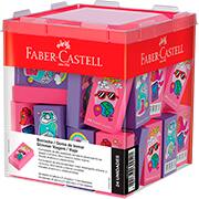 Borracha com depósito Glimmer, Viagem, Roxo e Rosa, Faber-Castell - DP 24 UN