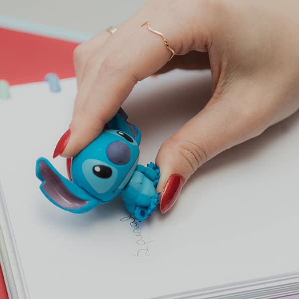 Borracha Fantasia 3D, Disney Stitch, Spiral Kids - BT 1 UN