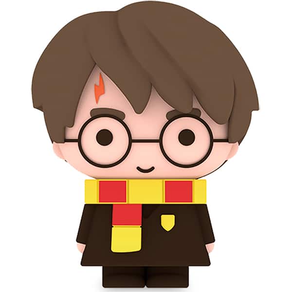 Borracha fantasia 3D, Harry Potter, Spiral Kids - BT 1 UN