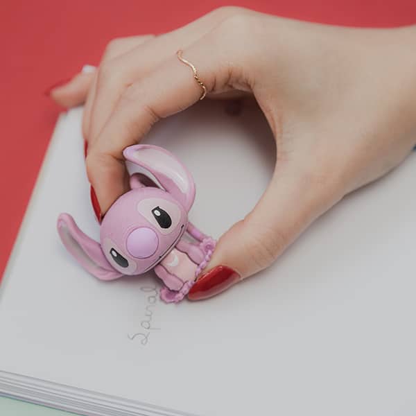 Borracha Fantasia 3D, Angel - Disney Stitch, Spiral Kids - BT 1 UN