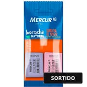 Borracha colorida Escolar, cores sortidas, Record 20, Mercur - PT 2 UN