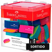 Borracha Bicolor, Cores Sortidas, Faber-Castell - CX 24 UN