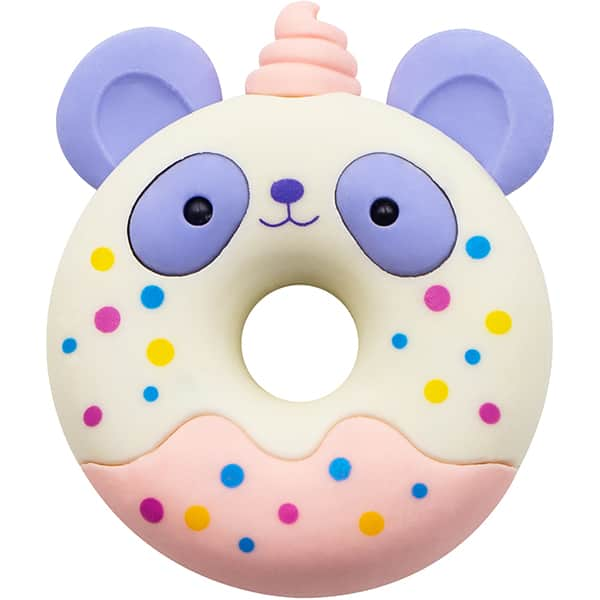 Borracha fantasia Unicórnio Donut, 2, QH-8421, Spiral Kids - BT 1 UN