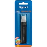 Caneta Borracha com 03 refis Preta, Mercur - BT 1 UN