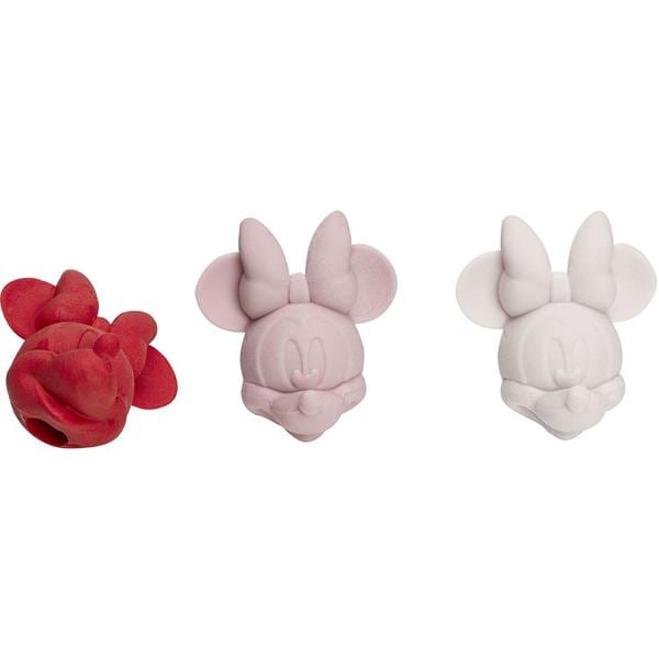 Borracha Ponteira Disney Minnie, Formas Sortidas, Molin - BT 3 UN