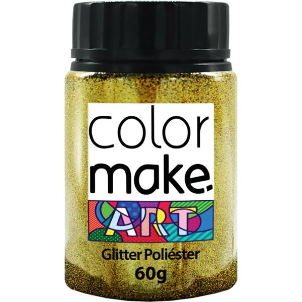 Glitter ouro 60g 7125 Colormake PT 1 UN