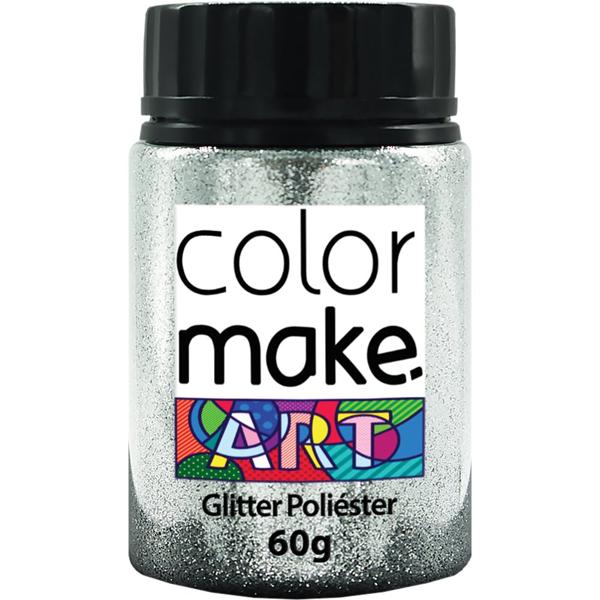 Glitter prata 60g 7129 Colormake PT 1 UN