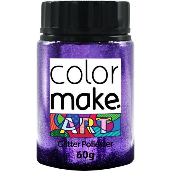 Glitter roxo 60g 7133 Colormake PT 1 UN