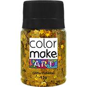 Glitter flor 15g ouro 7144 Colormake PT 1 UN Glitter flor 15g ouro 7144 Colormake PT 1 UN