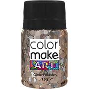 Glitter ponto 15g prata 7145 Colormake PT 1 UN Glitter ponto 15g prata 7145 Colormake PT 1 UN