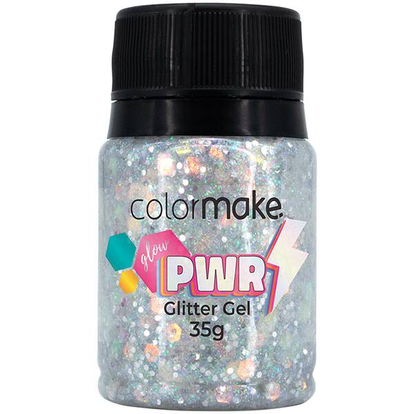 Glitter Gel, Pérola, Glow Power, 35g, 2521, Colormake - PT 1 UN