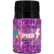Glitter Gel, Roxo, Glow Power, 35g, 2524, Colormake - PT 1 UN