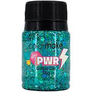 Glitter Gel, Turquesa, Glow Power, 35g, 2525, Colormake - PT 1 UN