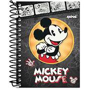 Caderneta 1/8 Capa Dura 200 Folhas Mickey e Minnie Disney, Spiral, 20899 - PT 1 UN Caderneta 1/8 Capa Dura 200 Folhas Mickey e Minnie Disney, Spiral, 20899 - PT 1 UN