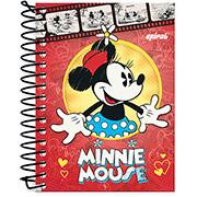 Caderneta 1/8 Capa Dura 200fls Minnie Disney 20981 Spiral Dm - PT 1 UN Caderneta 1/8 Capa Dura 200fls Minnie Disney 20981 Spiral Dm - PT 1 UN