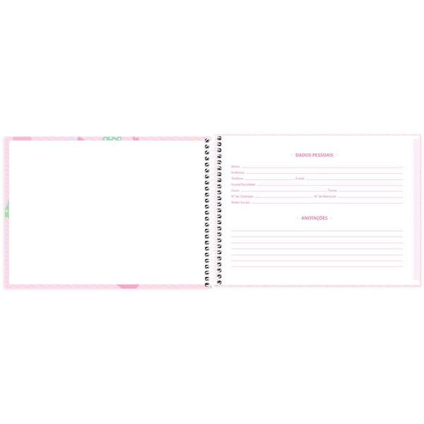 Caderno Cartografia e Desenho Capa Dura 80 Folhas Hello Kitty Spiral - PT 1 UN