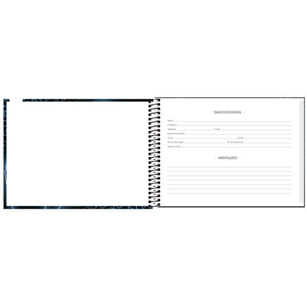 Caderno Cartografia e Desenho Capa Dura 80 Folhas Playstation Spiral - PT 1 UN