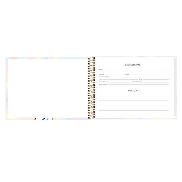 Caderno Cartografia e Desenho Capa Dura 80 Folhas Snoopy - Peanuts Spiral - PT 1 UN