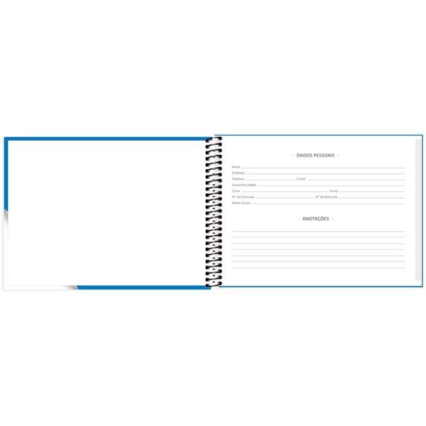 Caderno Cartografia e Desenho Capa Dura 48 folhas, Azul Cubos, Spiral, 97433 - PT 1 UN