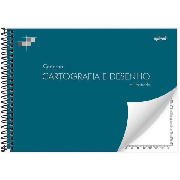 Caderno Cartografia e Desenho Milimetrado 48 folhas, Spiral, 79163 - PT 1 UN