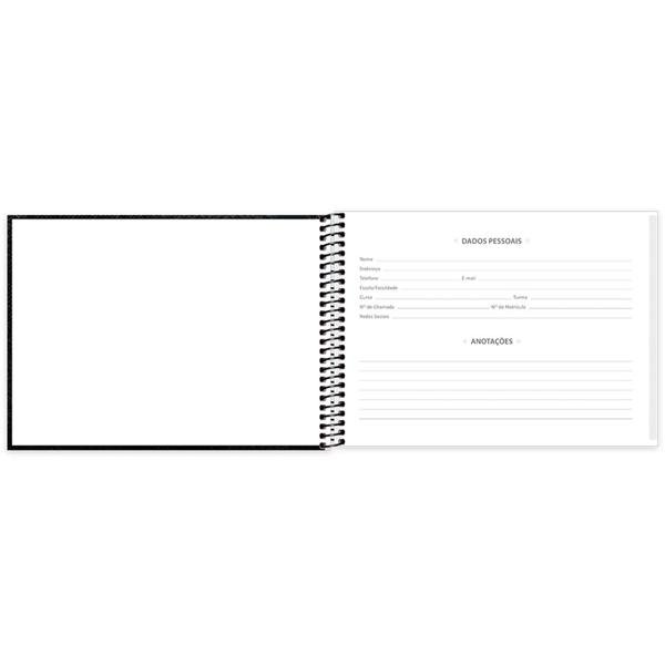 Caderno cartografia capa dura, 80 folhas, Super Friends, 212920, Spiral - PT 1 UN