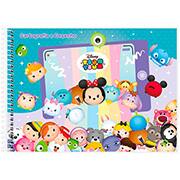 Caderno Cartografia e Desenho Capa Dura 80 Folhas Disney Tsum Tsum Spiral - PT 1 UN Caderno Cartografia e Desenho Capa Dura 80 Folhas Disney Tsum Tsum Spiral - PT 1 UN
