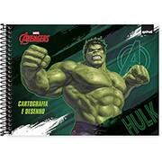Caderno cartografia capa dura, 48 folhas, Avengers, 212825, Spiral - PT 1 UN