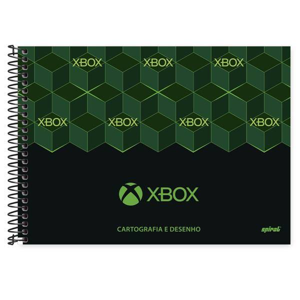 Caderno cartografia capa dura, 48 folhas, Xbox, 212888, Spiral - PT 1 UN