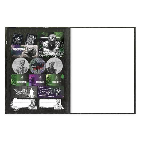 Caderno Universitário Capa Dura Costurado 80 folhas, Joker, Spiral, 212234 - PT 1 UN