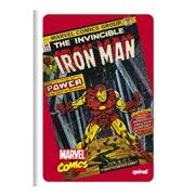 Caderno 1/4 brochura 96fls Iron Man 81722 Spiral Mv PT 5 UN Caderno 1/4 brochura 96fls Iron Man 81722 Spiral Mv PT 5 UN