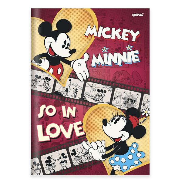 Caderno Universitário Capa Dura Costurado 96fl M. Disney Minnie 20718 Spiral Dm - PT 1 UN