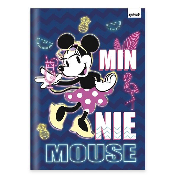 Caderno Universitário Capa Dura Costurado 96fl Disney Minnie 20720 Spiral Mte - PT 1 UN