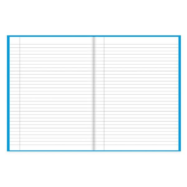 Caderno Universitário Capa Dura Costurado 96 folhas, Azul, Spiral, 64572 - PT 1 UN