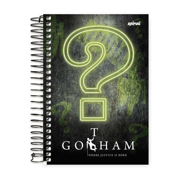 Caderno 1/4 espiral capa dura 96fls Gotham 20766 Spiral Gth PT 1 UN