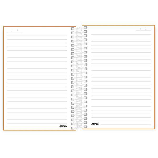 Caderno 1/4 Capa Polipropileno Espiral 80 Folhas Lumi Laranja Spiral - PT 1 UN